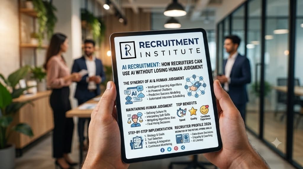 AI Recruitment: How Recruiters Can Use AI Without Losing Human Judgment β Recruitment Institute blog